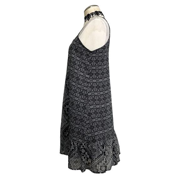 American Rag Babydoll Whimsygoth Boho Flowy Ruffle Mini Dress - Picture 8 of 11